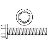 Hex Washer Head Unslotted Thread Rolling Screws - Zinc Blue, bluish ...